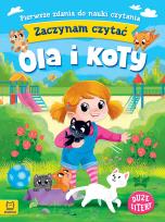Okładka książki Zaczynam czytać. Duże litery. Pierwsze zdania...