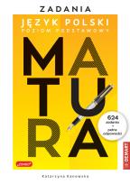 Okładka książki Zadania z polskiego MATURA. Poziom podstawowy