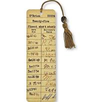 Opakowanie Zakładka do książki Karta biblioteczna Vintage