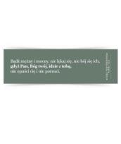 Opakowanie Zakładka duża - Bądź mężny