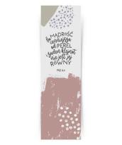 Opakowanie Zakładka duża - Bo mądrość cenniejsza