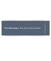 Opakowanie Zakładka duża - Wszystko mogę w tym