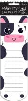Opakowanie Zakładka magnetyczna notka Cow