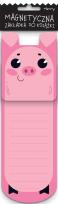 Opakowanie Zakładka magnetyczna notka Pig