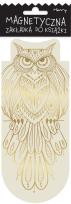Opakowanie Zakładka magnetyczna owal Złota sowa