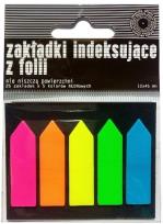 Opakowanie Zakładki indeksujące PET neon