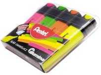 Opakowanie Zakreślacz płaski SL60, komplet x 4, etui