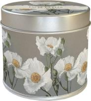 Opakowanie Zapachowa świeczka 166 - białe maki - waniliowa