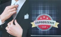 Opakowanie Zaproszenia męskie złocone (10szt)