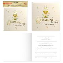 Zdjęcie produktu Zaproszenie Komunia 5szt