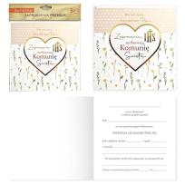 Zdjęcie produktu Zaproszenie Komunia 5szt