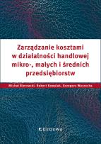 Okładka książki Zarządzanie kosztami w działalności handlowej..