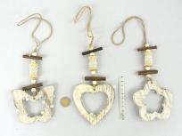 Opakowanie Zawieszka drewniana ze szpulką 39cm MIX