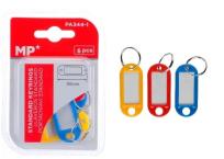 Opakowanie Zawieszki do kluczy 6szt kolorowe