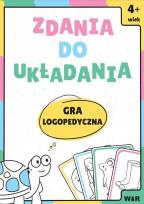 Okładka książki Zdania do układania. Gra logopedyczna