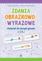 Okładka książki Zdania obrazkowo-wyrazowe - r, l, li, j w.2023