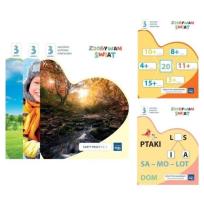 Okładka książki Zdobywam świat. Karty pracy cz.1-3 Poziom 3