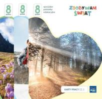 Okładka książki Zdobywam świat Karty pracy cz.1-3 Poziom 8