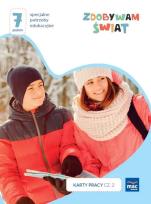 Okładka książki Zdobywam świat. Karty pracy cz.2 zima Poziom 7