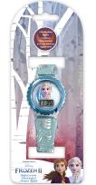 Opakowanie Zegarek cyfrowy z nylonowym paskiem i światełkami LED Frozen WD21175