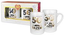 Opakowanie Zestaw 2 kubków Gold 50 rocznica