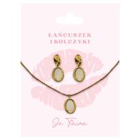 Opakowanie Zestaw biżuterii pozłacany na Walentynki