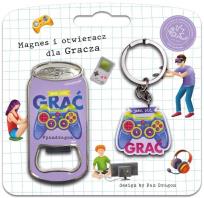 Opakowanie Zestaw brelok + otwieracz dla gracza