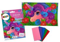 Opakowanie Zestaw DIY Kolorowa mozaika jednorożec