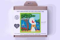 Opakowanie Zestaw do haftu mini gobelinowego Kobieta w kapeluszu