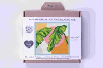 Opakowanie Zestaw do haftu mini gobelinowego Liść bananowca