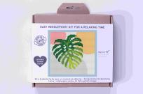 Opakowanie Zestaw do haftu mini gobelinowego Monstera