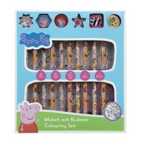 Opakowanie Zestaw do kolorowania z naklejkami Świnka 29el