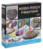 Opakowanie Zestaw do malowania kamieni neonowy