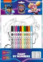 Opakowanie Zestaw do malowania po numerkach Psi Patrol 20 elementów