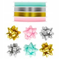 Opakowanie Zestaw do pakowania rozetki + wstążki 4 szt