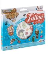 Opakowanie Zestaw do tatuażu 10 arkuszy niebieski