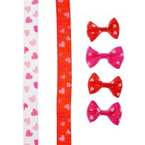 Opakowanie Zestaw do zdobienia (wstążki + kokardki)