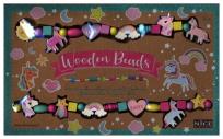 Opakowanie ZESTAW DREWNIANYCH KORALIKÓW- JEDNOROŻEC