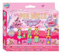 Opakowanie Zestaw drewnianych laleczek do malowania Princess