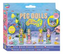Opakowanie Zestaw drewnianych laleczek do malowania Syrenki