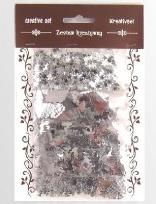 Opakowanie Zestaw elementów srebrnych z folii 5x6g