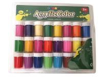 Opakowanie Zestaw farb akrylowych 24 kolory