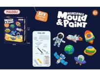 Opakowanie Zestaw figurek gipsowych - kosmos