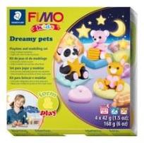 Opakowanie Zestaw Fimo Kids Form&Play 4 x 42g Senne zwierzaki
