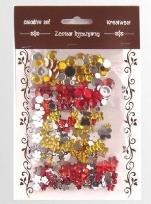 Opakowanie Zestaw kamyczków żółto czerwonych 35g