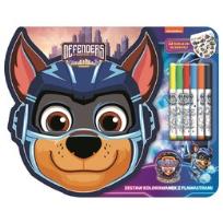 Opakowanie Zestaw kolorowanek z flamastrami Psi Patrol 48 elementów