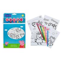 Opakowanie Zestaw: Kolorowanka 5 Kredek 5 Gumek