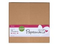 Opakowanie Zestaw kopert i kart recycled kraft 50szt