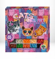 Opakowanie Zestaw koralików do prasowania Koty