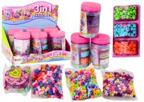 Opakowanie Zestaw koralików w słoiku do tworzenia biżuterii